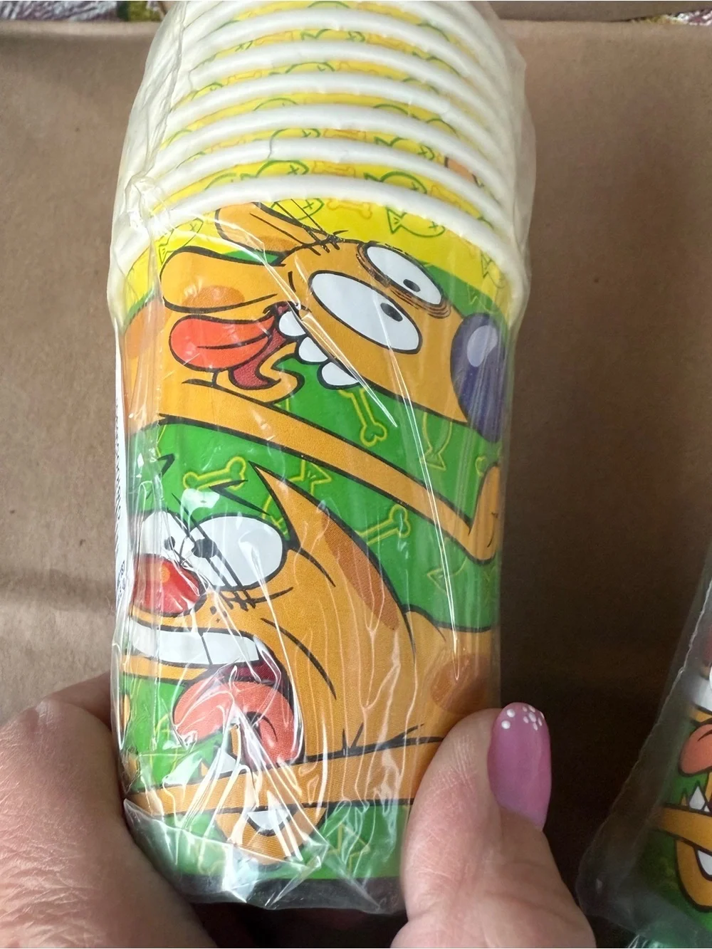 Vintage 90’s DesignWare Dog and Cat Party Napkins and Cups Happy Birthday